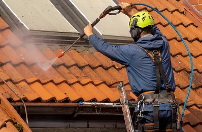Démoussage et hydrofuge de toiture à Die